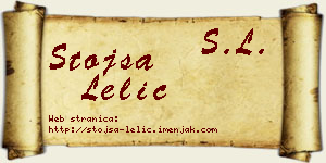 Stojša Lelić vizit kartica